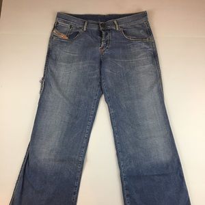 Diesel Industries Women’s Jeans Blue Relaxed Boot